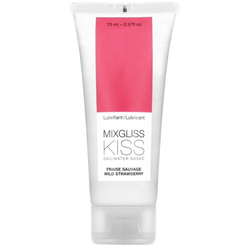 MIXGLISS - LUBRICANTE A BASE DE AGUA CON SABOR A FRESA 70 ML