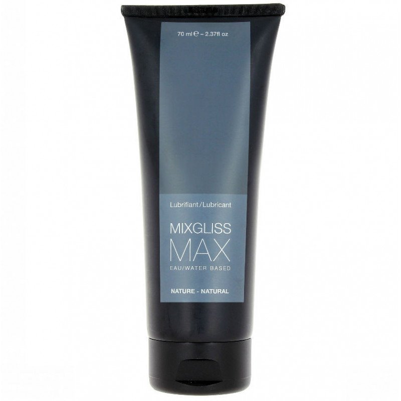 MIXGLISS - MAX LUBRICANTE ANAL BASE AGUA NATURAL 70 ML