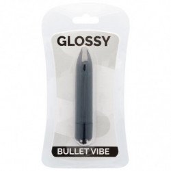 GLOSSY - THIN VIBRADOR NEGRO