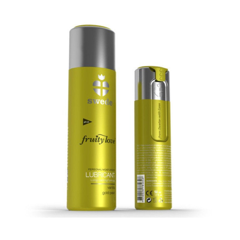 SWEDE - LUBRICANTE FRUTAL AMOR VAINILLA PERA DORADA 50 ML