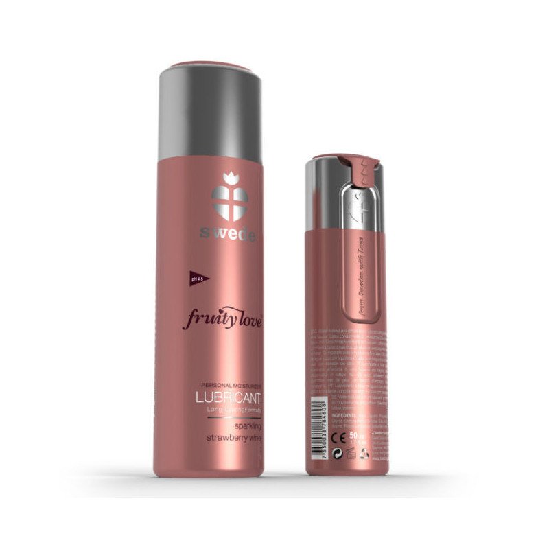 SWEDE - VINO ESPUMOSO LUBRICANTE FRUTAL DE FRESA 50 ML