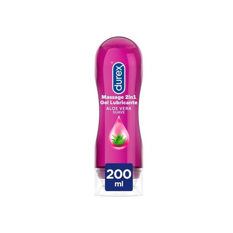 DUREX - GEL LUBRICANTE DE MASAJE CON ALOE VERA SUAVE 200 ML