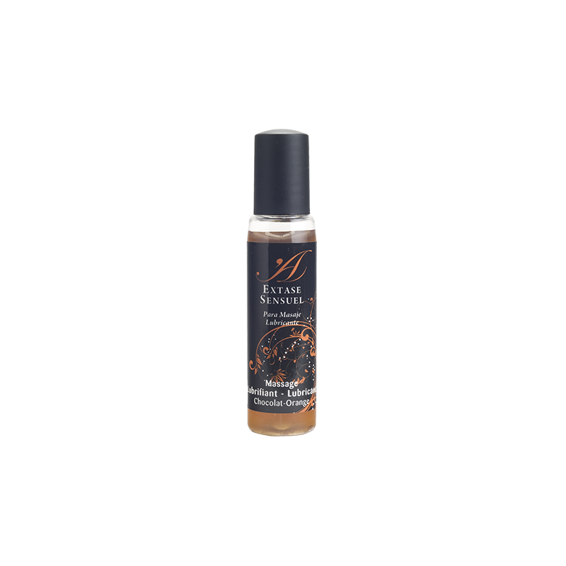 EXTASE SENSUAL - LUBRICANTE DE VIAJE CON SABOR A CHOCOLATE Y NARANJA 35 ML