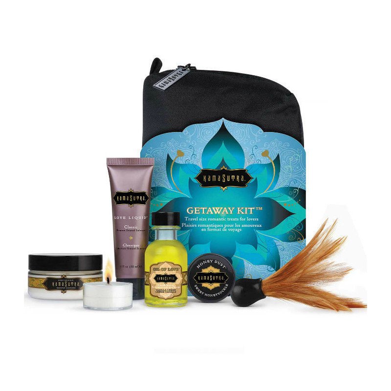 KAMASUTRA - KIT ROMÁNTICO Y LUJOSO EN TAMAÑO DE VIAJE