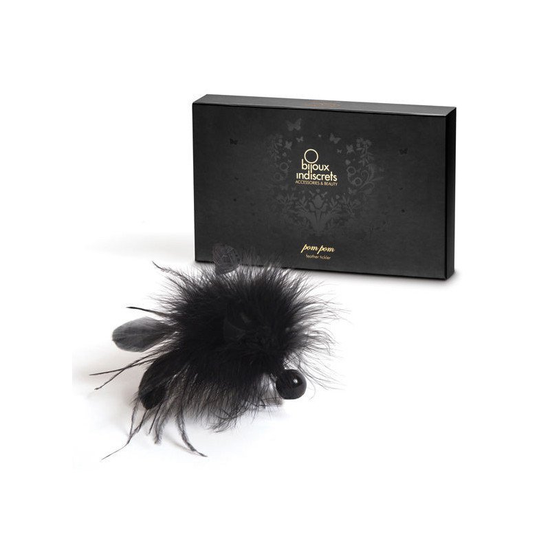 BIJOUX - POM POM PLUMERO DE PLUMAS