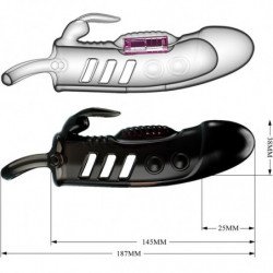 PRETTY LOVE - SLOANE FUNDA PENE RABBIT NEGRO