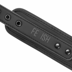 COLLAR DE CADENA CON FORRO DE NOPRENE PARA SUMISA FETICHISTA