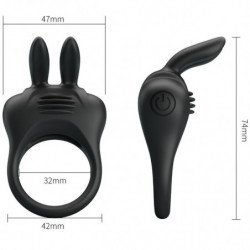 PRETTY LOVE - ANILLO VIBRADOR DAVION RABBIT
