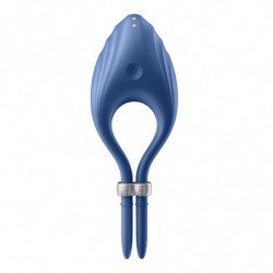 SATISFYER - DUELIST ANILLO VIBRADOR AZUL