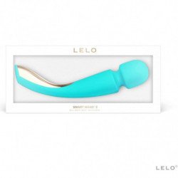 LELO - MASAJEADOR INTELIGENTE DE VARILLA MEDIANA 2 AZUL OCÉANO
