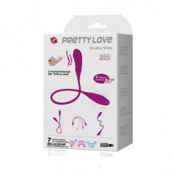 AMOR PRECIOSO - VIBRADOR INTELIGENTE CON FORMA DE SERPIENTE 7 V + 3 COSQUILLAS