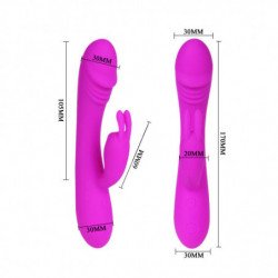 PRETTY LOVE - VIBRADOR INTELIGENTE CON 30 MODOS DE CAZADOR CON RABBIT