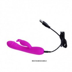 PRETTY LOVE - VIBRADOR INTELIGENTE CON 30 MODOS DE CAZADOR CON RABBIT
