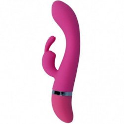 VIBRADOR DE LUJO DE SILICONA ROSA INTENSO - HILARI