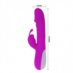 AMOR PRECIOSO - VIBRADOR ROBERT DE FLIRTATION CON ESTIMULADOR DE CLÍTORIS