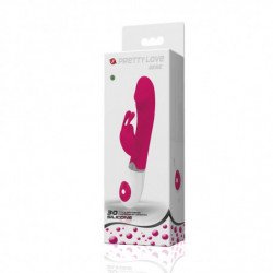 AMOR PRECIOSO - VIBRADOR DE COQUETEO CON GÉNERO DE CONEJO