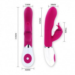 AMOR PRECIOSO - VIBRADOR DE COQUETEO CON ESTIMULADOR FELIX