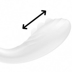SATISFACTOR - VIBRADOR DE PUNTO G DE PLACER RRROLLING BLANCO