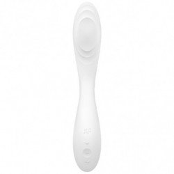 SATISFACTOR - VIBRADOR DE PUNTO G DE PLACER RRROLLING BLANCO