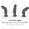KING COCK - PENE VIBRADOR DE 20,32 CM