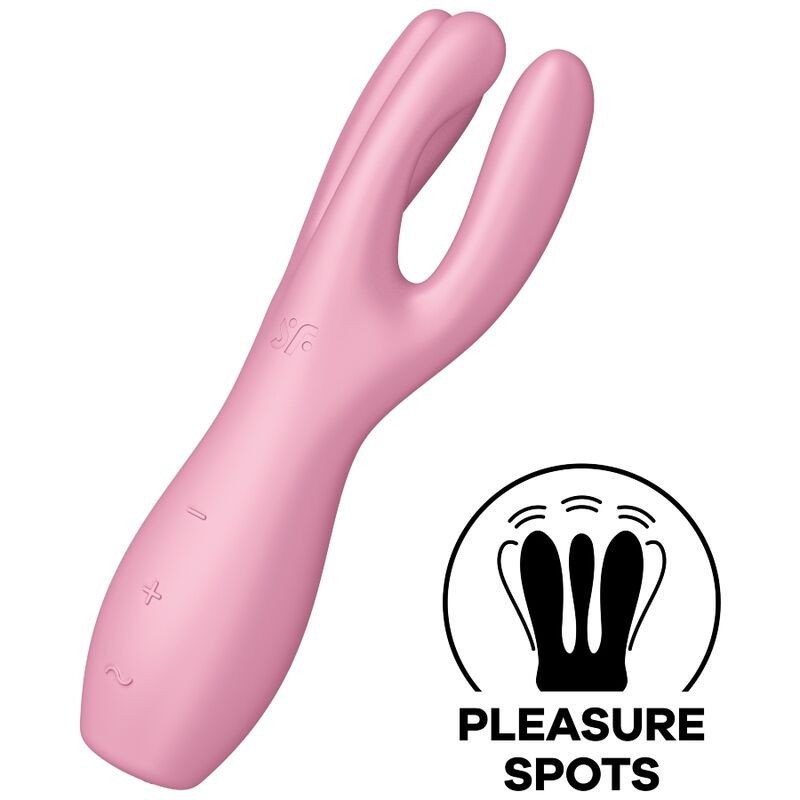 SATISFACTOR - TRÍO 3 VIBRADOR ROSA