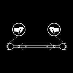 FETISH SUBMISSIVE - ARNÉS PARA HACERLO ESTILO PERRITO CON FORRO DE NOPRENO