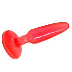 BAILE - TAPÓN ANAL ROJO DE TACTO SUAVE 14,2 CM