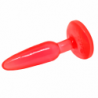 BAILE - TAPÓN ANAL ROJO DE TACTO SUAVE 14,2 CM