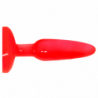 BAILE - TAPÓN ANAL ROJO DE TACTO SUAVE 14,2 CM