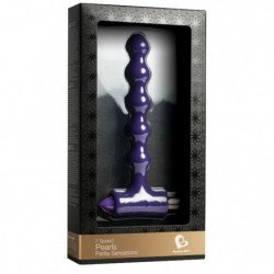 ROCKS-OFF - TAPÓN ANAL CON VIBRACIÓN Y PERLAS RIVERLES PETITE SENSATIONS