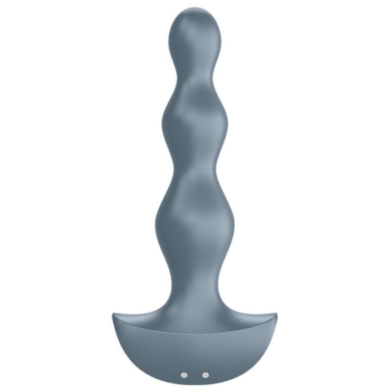 SATISFACTOR - VIBRADOR LOLLI PLUG DE 2 ENCHUFES GRIS