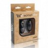 WOMANVIBE - ALSAN HUEVO CONTROL REMOTO NEGRO SILICONA NEGRO