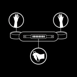 FETISH SUBMISSIVE - ESPOSAS CON TIRADOR CON FORRO DE NOPRENO