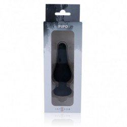 INTENSO - TAPÓN ANAL PIPO L SILICONA NEGRA 13 CM