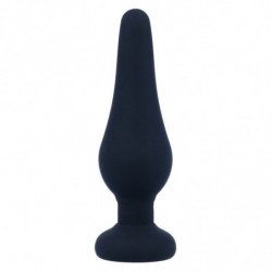 INTENSE - ANAL PLUG PIPO S SILICONE NEGRO 9.8 CM