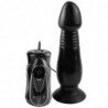 FANTASÍA ANAL - VIBRADOR DE EMPUJE CON TAPÓN
