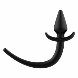 JUGUETES PARA ADICTOS - TAPÓN ANAL DE SILICONA CON FORMA DE CACHORRO