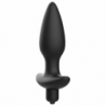JUGUETES PARA ADICTOS - TAPÓN ANAL MASAJEADOR CON VIBRACIÓN NEGRO