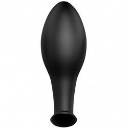 PRETTY LOVE - TAPÓN ANAL DE SILICONA CON ANCLA DE 8,5 CM NEGRO