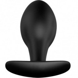 PRETTY LOVE - TAPÓN ANAL DE SILICONA CON ANCLA DE 8,5 CM NEGRO