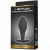 PRETTY LOVE - TAPÓN ANAL DE SILICONA CON ANCLA DE 8,5 CM NEGRO
