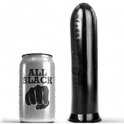 TODO NEGRO - DILDO NEGRO 19 CM