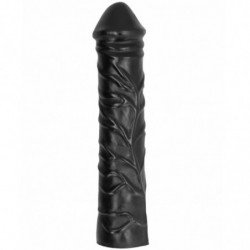 TODO NEGRO - DILDO GIGANTE DE FISTING SUAVE DE 32 CM