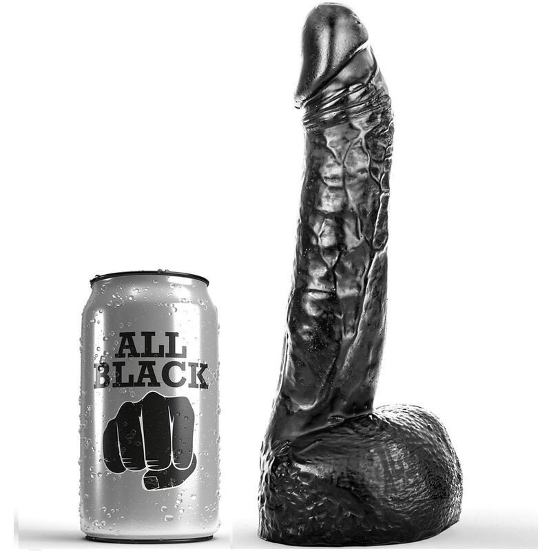 TODO NEGRO - DILDO PARA FISTING DE 20 CM