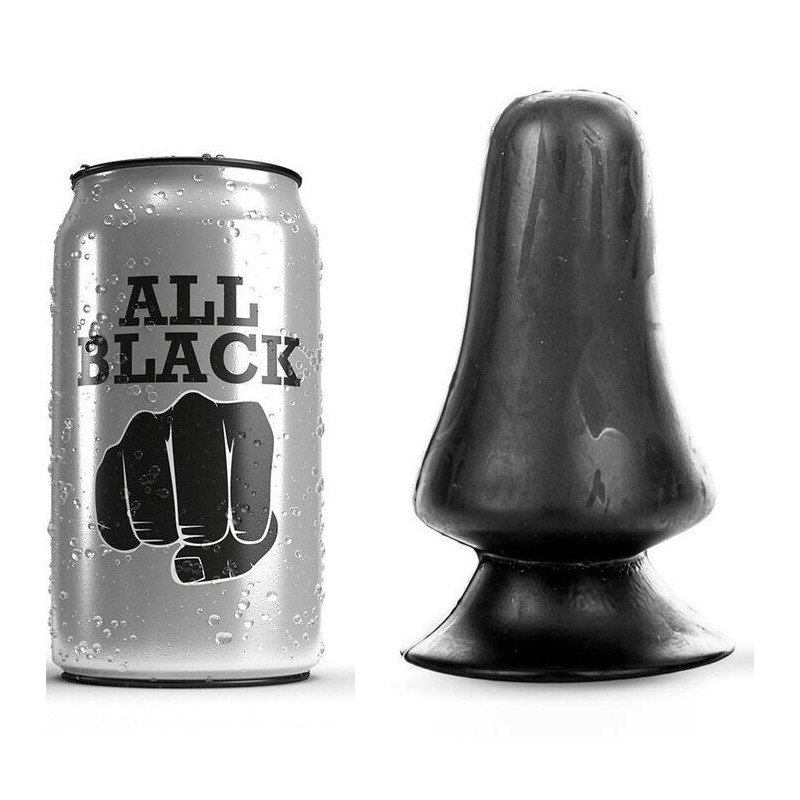 TOTALMENTE NEGRO - TAPÓN ANAL DE 12 CM