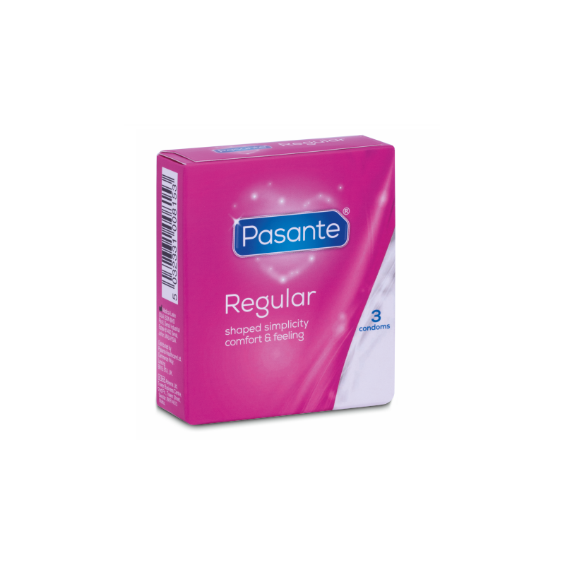 PASO - PRESERVATIVOS GAMA REGULAR 3 UNIDADES
