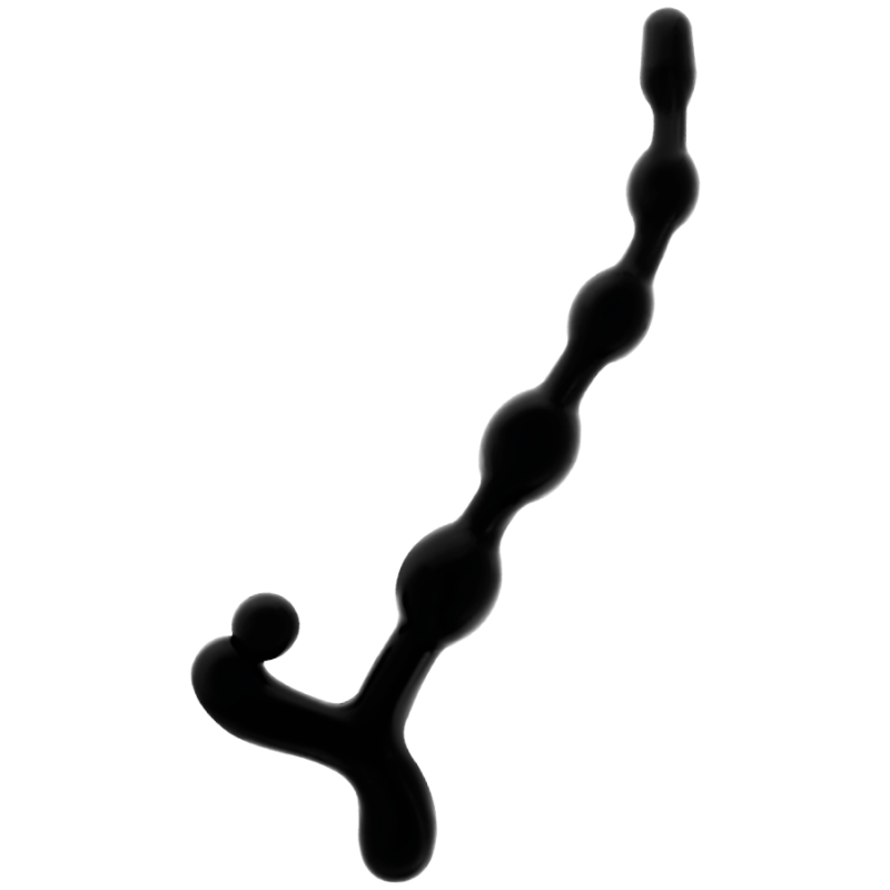 JUGUETES PARA ADICTOS - BOLAS ANALES DE 22 CM NEGRAS
