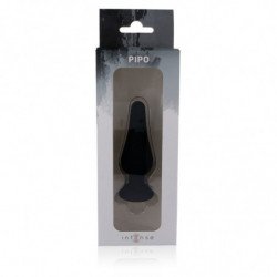 INTENSO - TAPÓN ANAL PIPO M SILICONA NEGRA 11 CM