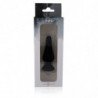INTENSO - TAPÓN ANAL PIPO M SILICONA NEGRA 11 CM