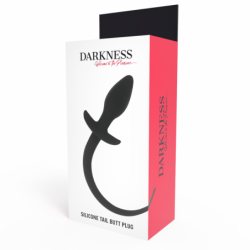DARKNESS - TAPÓN ANAL DE SILICONA NEGRA DE 28 CM